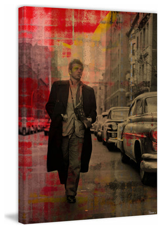 "James Dean -" Fine Art Canvas Print, 12"x18"