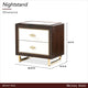 Belmont Place Nightstand Espresso