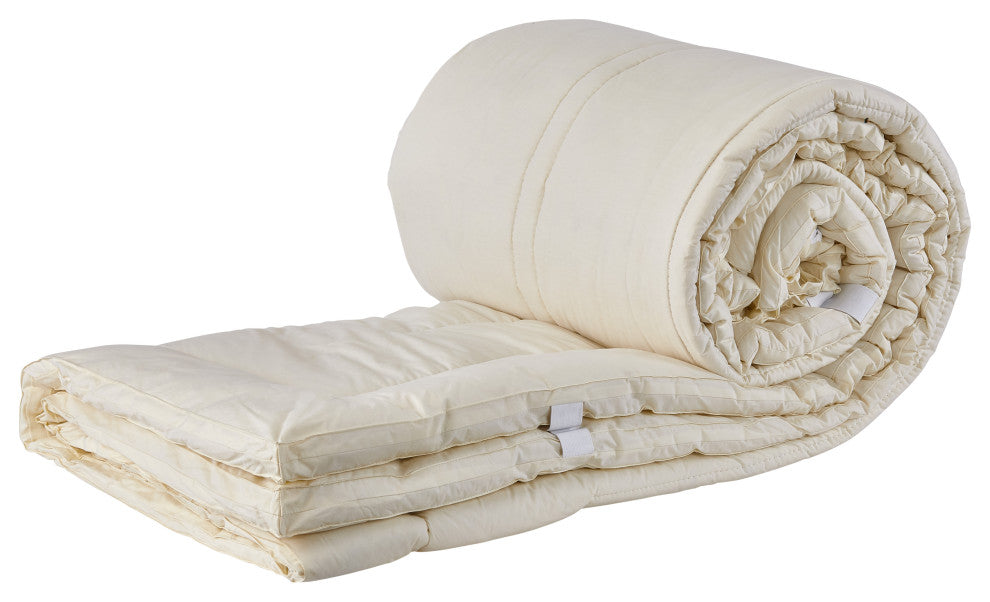 myTopper, 100% Washable Wool Mattress Topper, Cal King 72x84", 1.5in thick