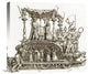 "The Small Triumphal Car" Stretched Canvas Giclee by Albrecht Durer, 22"x20"