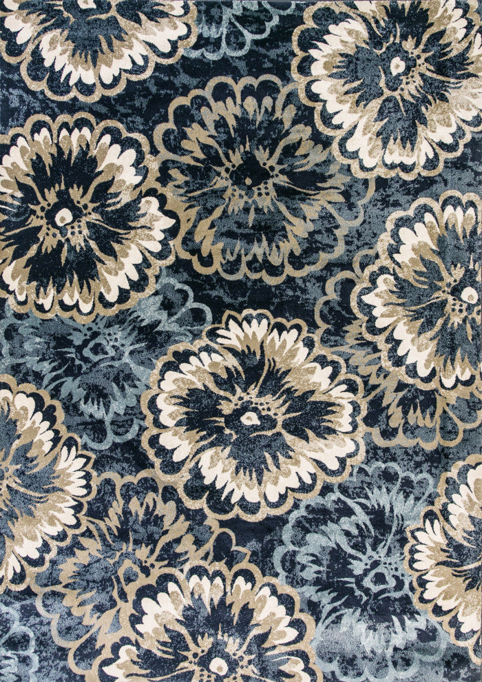 Melody Anthracite Rug, 3'11"x5'3"