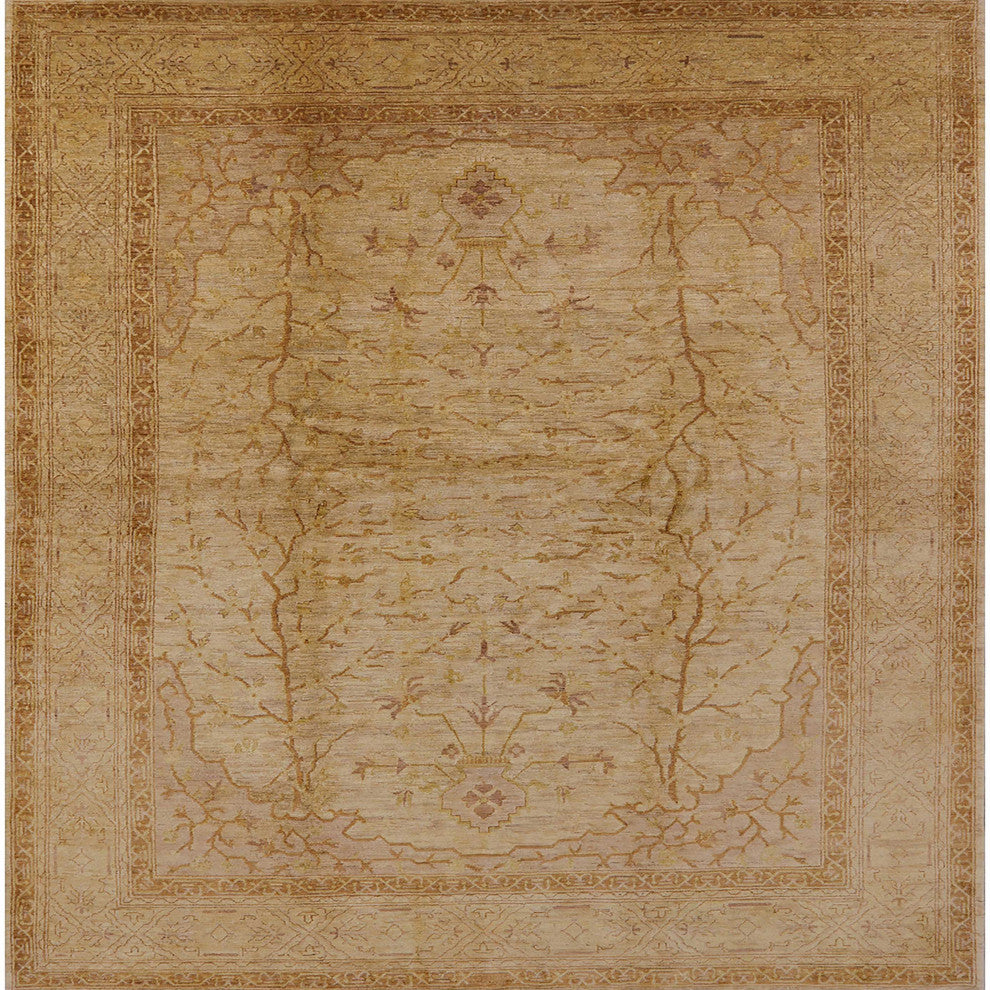 Ahgly Company Indoor Square Mid-Century Modern Area Rugs, 7' Square