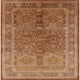 Ahgly Company Indoor Square Mid-Century Modern Area Rugs, 4' Square