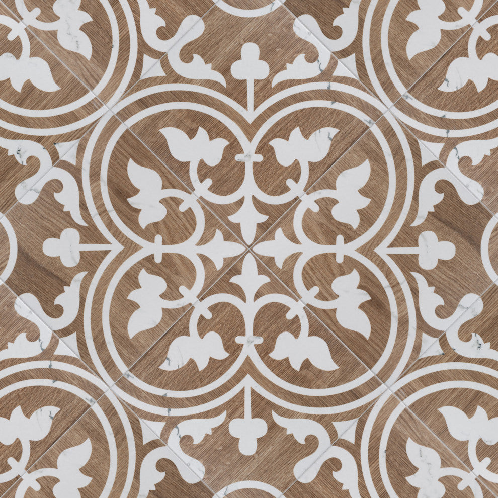 Llama Arte Loire Verso Noce Porcelain Floor and Wall Tile