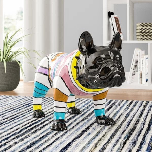 Interior Illusions Plus Stripe Bull Dog, 24" Long