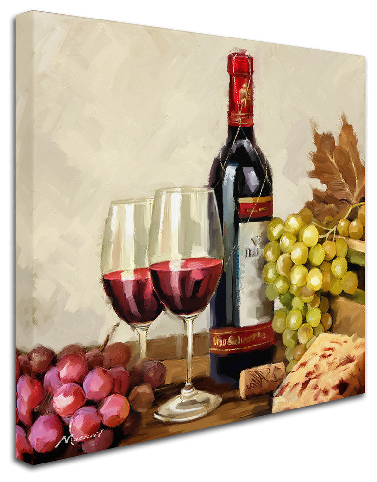 The Macneil Studio 'Vintage Wine' Canvas Art, 35"x35"