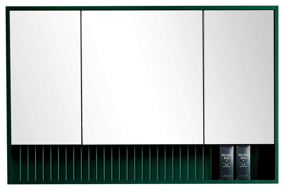 Venezian 18" Medicine Cabinet, Green, 45"