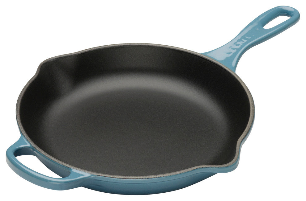 Le Creuset Signature Frying Pan With Metal Handle, 23 cm, Marine