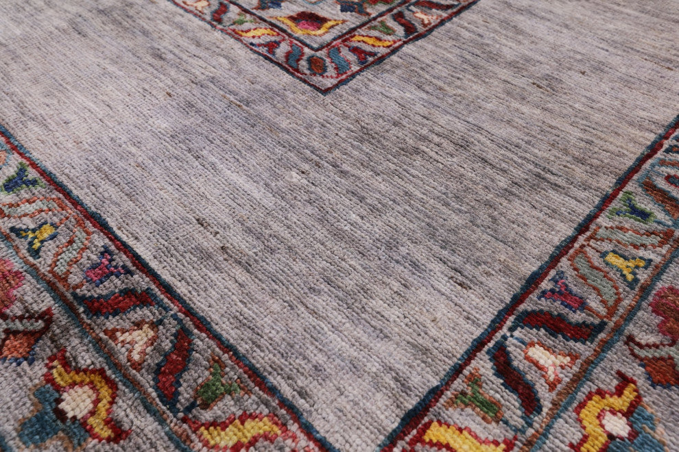 Handmade Persian Tabriz Wool Rug 6' 9" X 9' 8" Q7522