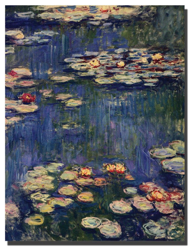 'Water Lilies, 1914' Canvas Art by Claude Monet