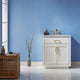 Ivy White Bathroom Vanity Set, 30", Without Mirror