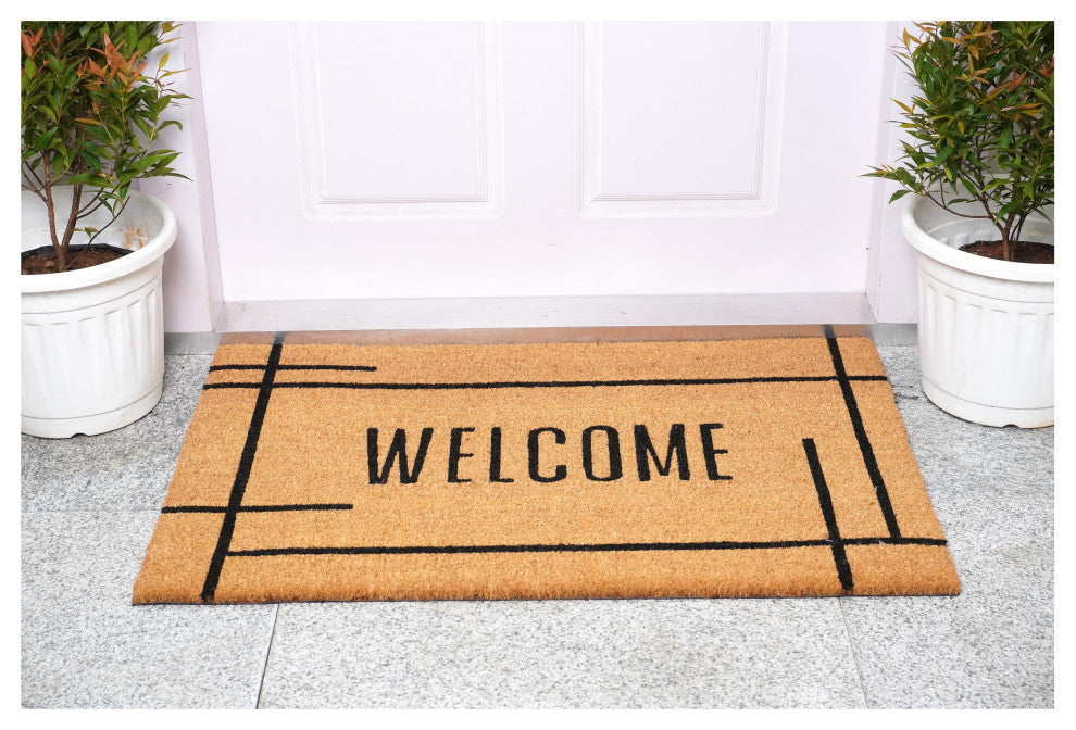 Calloway Mills Modern Natural Welcome Doormat, 36x72