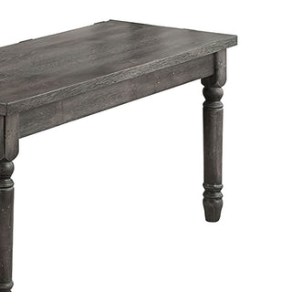 Acme Wallace Bench, Weathered Blue Washed