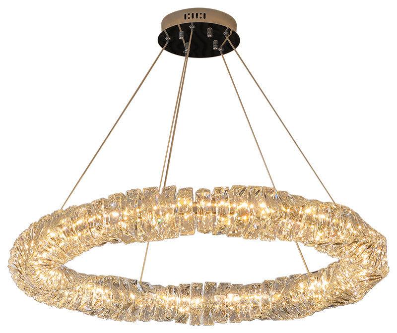 Bacci Crystal Ring Chandelier
