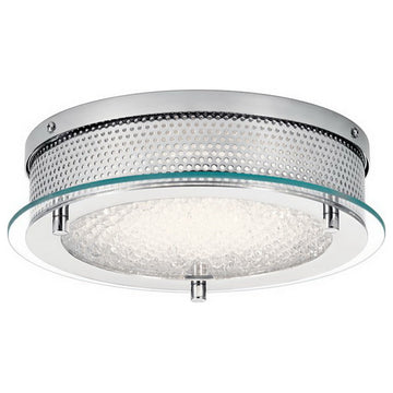 Kichler Chrome Krystal Ice Dual Mount Flush Mount Recess Can Cover LED Light