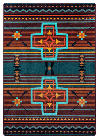 Brazos OKA Sunset Area Rug, 7'8"x10'9"