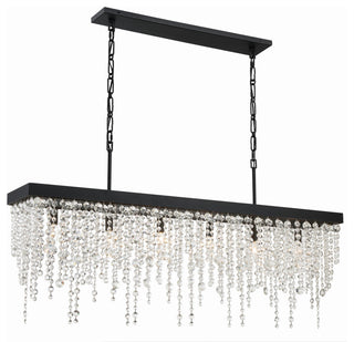 Winham 6-Light Black Forged Chandelier
