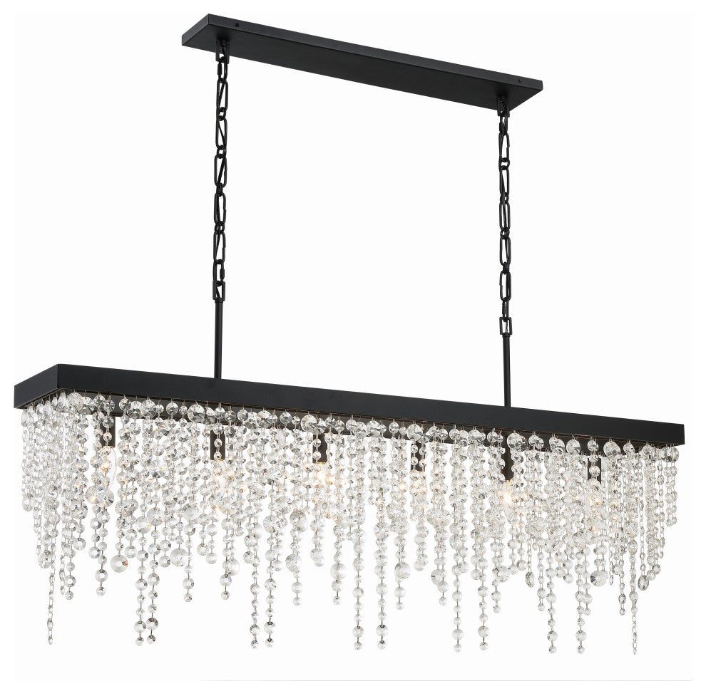 Winham 6-Light Black Forged Chandelier
