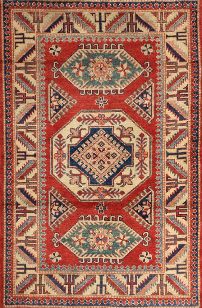 Ahgly Company Indoor Rectangle Traditional Area Rugs, 6' x 9'