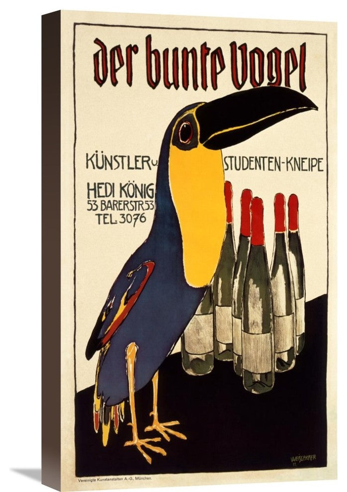 Der Bunte Vogel, 13"X22"