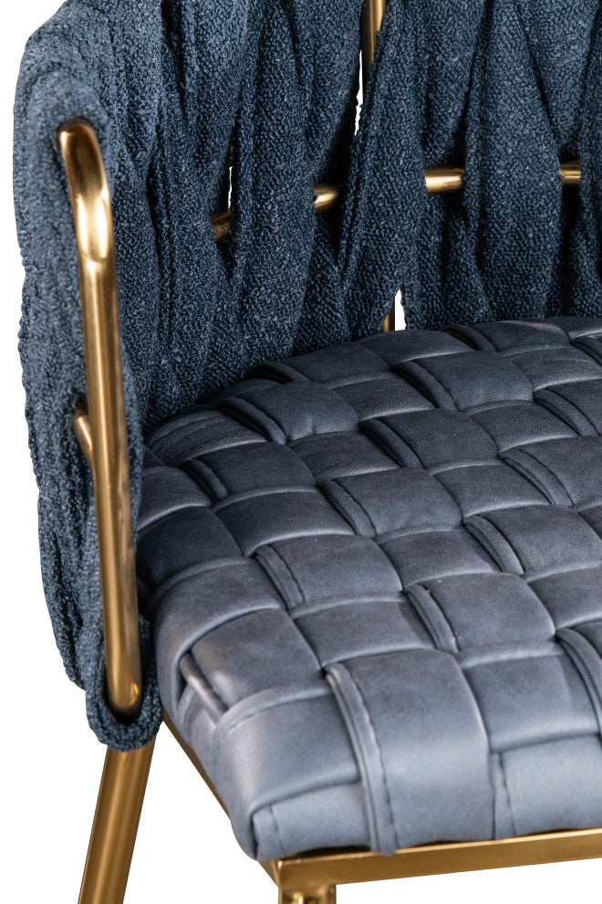 Milano Counter Chair, Blue
