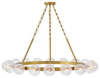 Fredrick Ramond Coco Large Single Tier Chandelier, Lacquered Brass