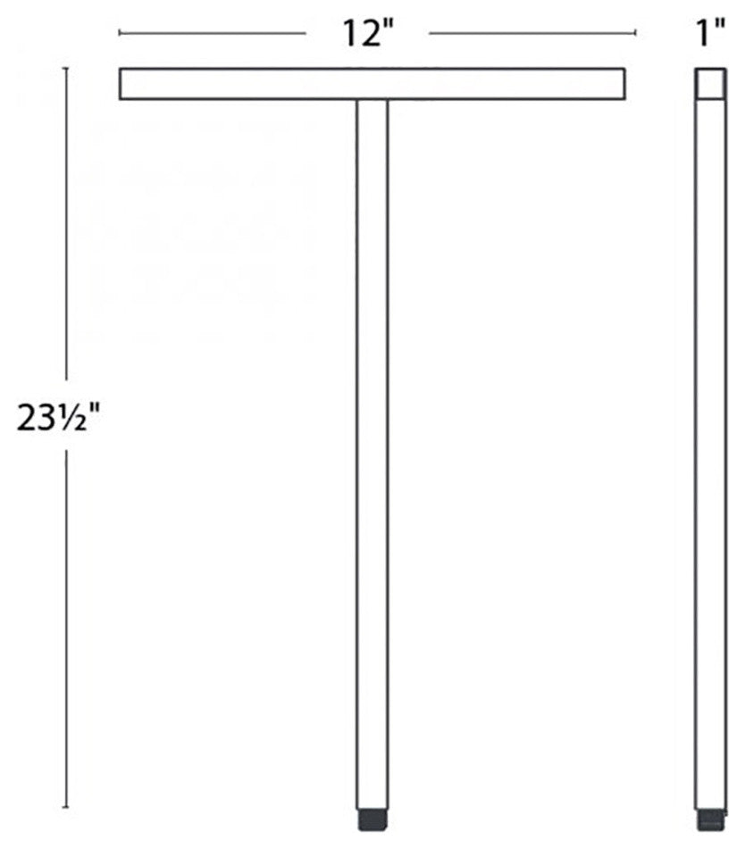 Balance LED 12V Double Path-Light 2700K, Black