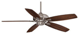 Wind Star Ceiling Fan, Brushed Pewter, 52"