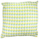 15.75" Capri Boulevard Diamond Motif Throw Pillow, Yellow