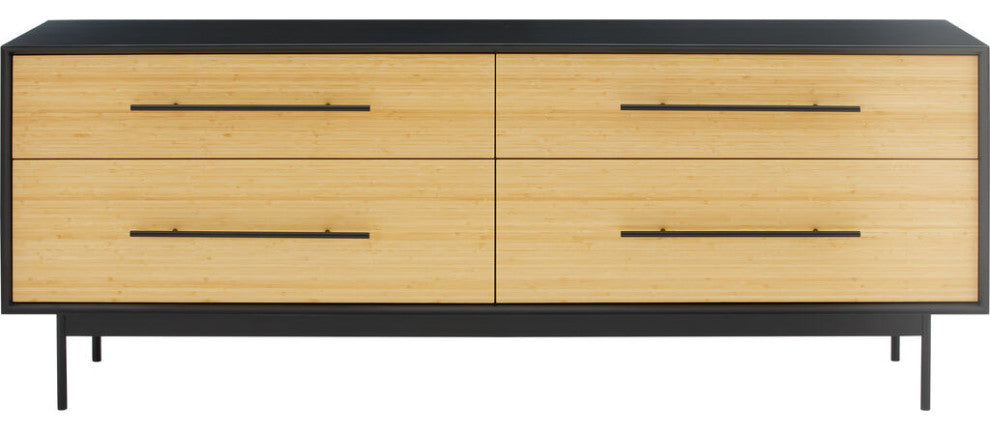 Greenington Santa Cruz 4 Drawer Double Dresser | Wheat