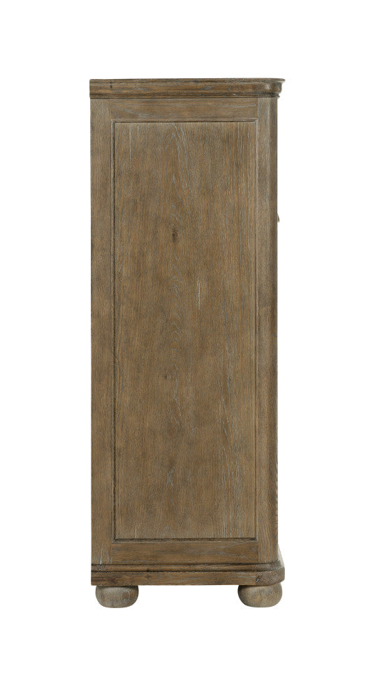 Bernhardt Rustic Patina Drawer Chest, Peppercorn Finish
