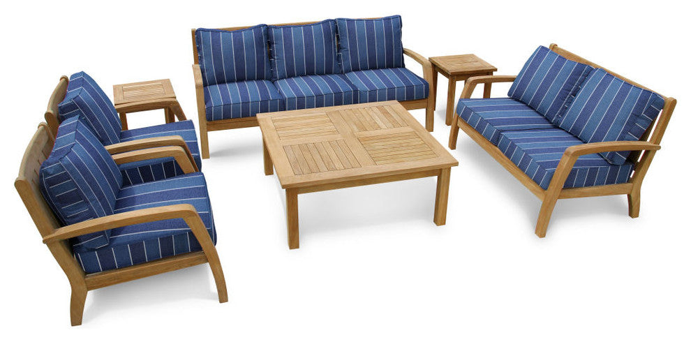 Douglas Nance Somerset Deep Seating Loveseat, Natural