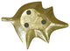 Handmade Decorative Aluminium Tray, Gold Color Coated