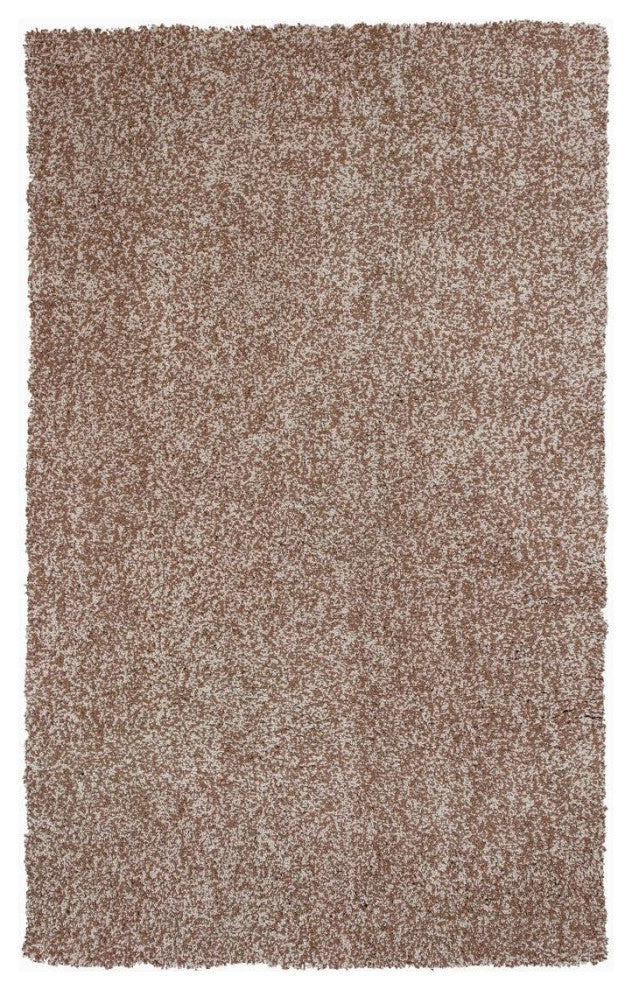 KAS Bliss 1581 Beige Heather Shag Area Rug, 5' x 7'