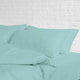 Egyptian Cotton Feel Cool Softest, 4-Piece Sheet Set Deep Pockets, Aqua, King/Ca
