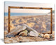 "Framed Blurred Seashore" Landscape Art Canvas Print, 20"x12"