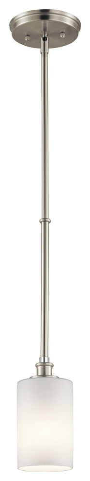 Mini Pendant 1-Light, Brushed Nickel