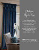 Brook Lustre, Cotton With Metallic Shimmer, Chelsea Drapery Panel, 115" Length