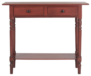Safavieh Rosemary 2-Drawer Console, Red
