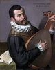 Bartolomeo Passerotti Portrait of a Man Playing a Lute Wall Decal