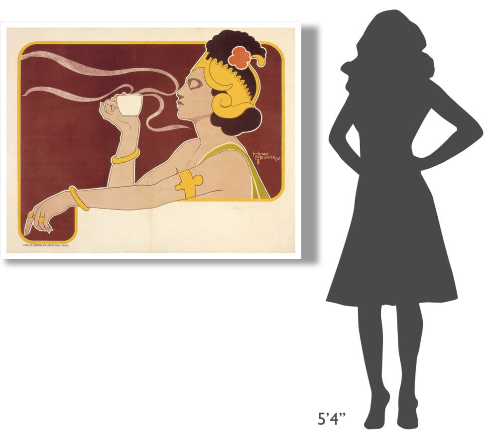 "Rajah" Digital Paper Print by Henri Georges Jean Isidore Meunier, 50"x38"