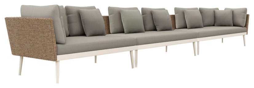 20Twenty 3-Piece Outdoor Loveseat Seating Set, Blond Weave