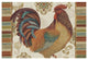 "Rooster Rainbow IVA" Digital Paper Print by Daphne Brissonnet, 32"x22"