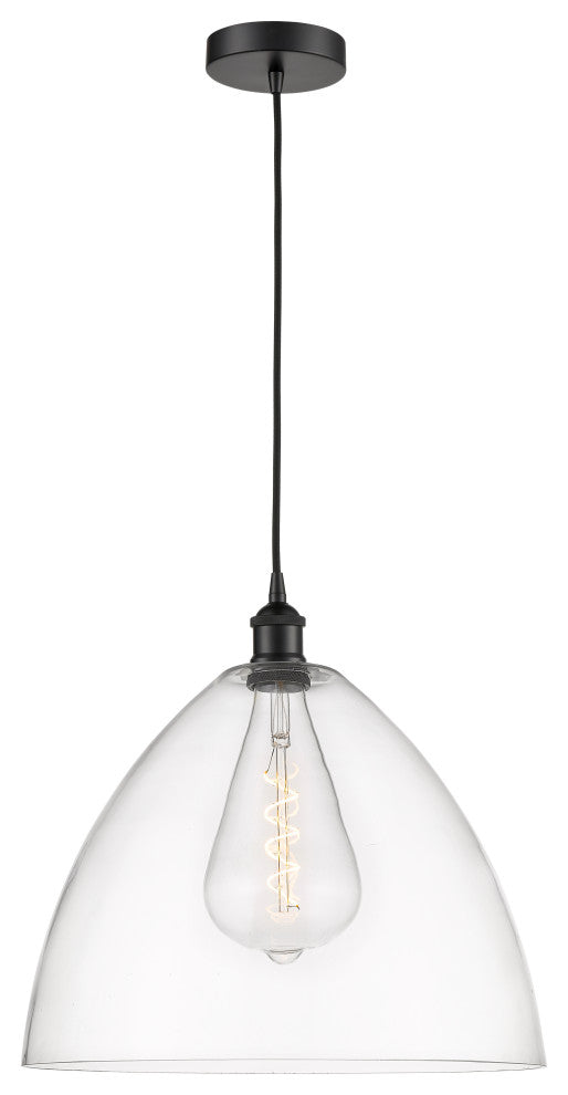 Innovations 616-1P-BK-GBD-162-LED 1-Light Pendant, Matte Black