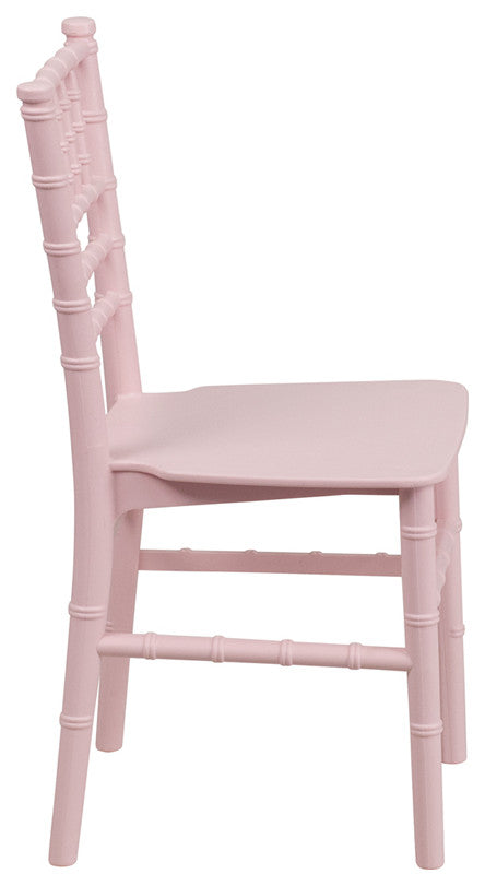 Flash Furniture Kids Resin Chiavari Chair, Pink - LE-L-7K-PK-GG