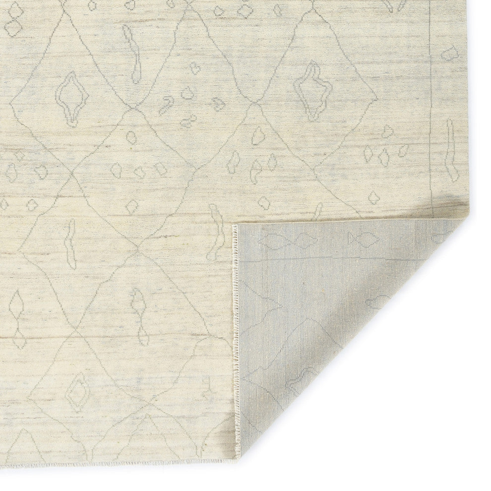 Anna Oakley Area Rug, Ivory, 10' x 14', Geometric