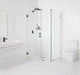 78"x60"x32" Frameless 90 Degree Shower Enclosure Wall Hinge, Oil Rubbed Bronze