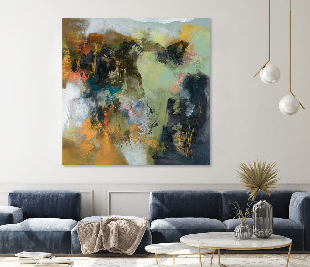 Rock Corral - 72 x 72 by Emilia Arana