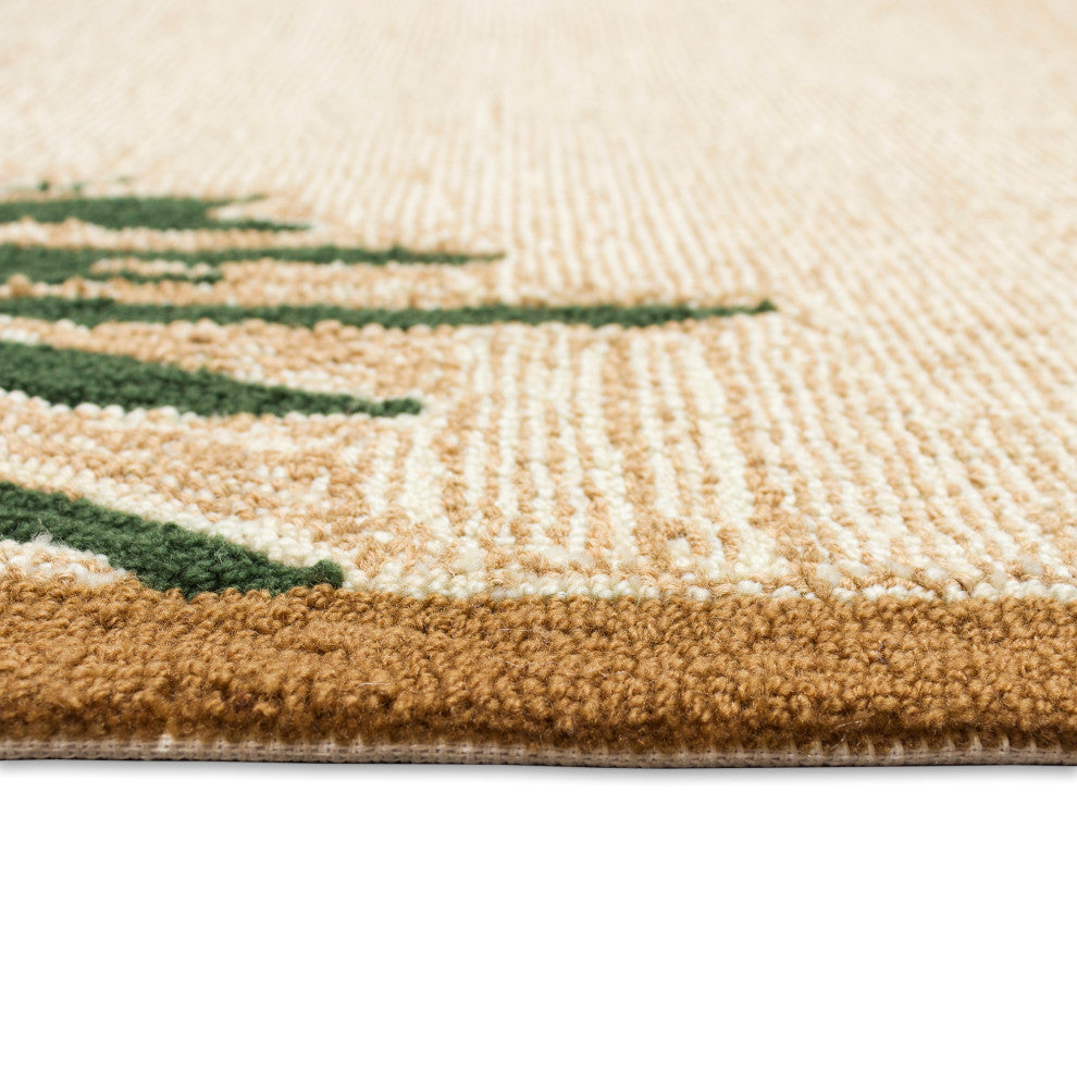 Ravella Forest Border Indoor/Outdoor Rug Natrl 8'3"x11'6"