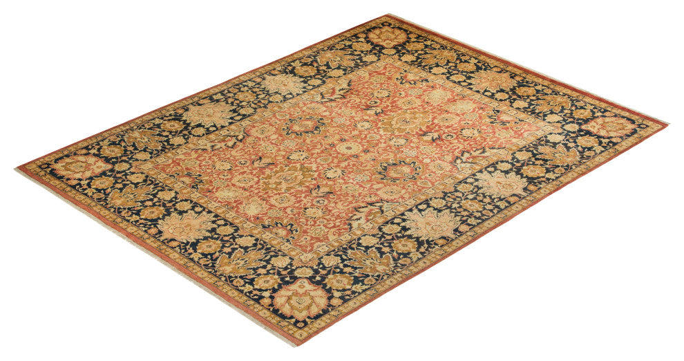 Mogul, One-of-a-Kind Hand-Knotted Area Rug Orange, 8'0"x10'6"